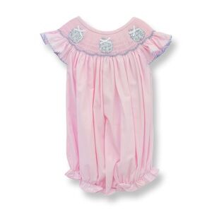 Pink Ruffled Kids One Piece